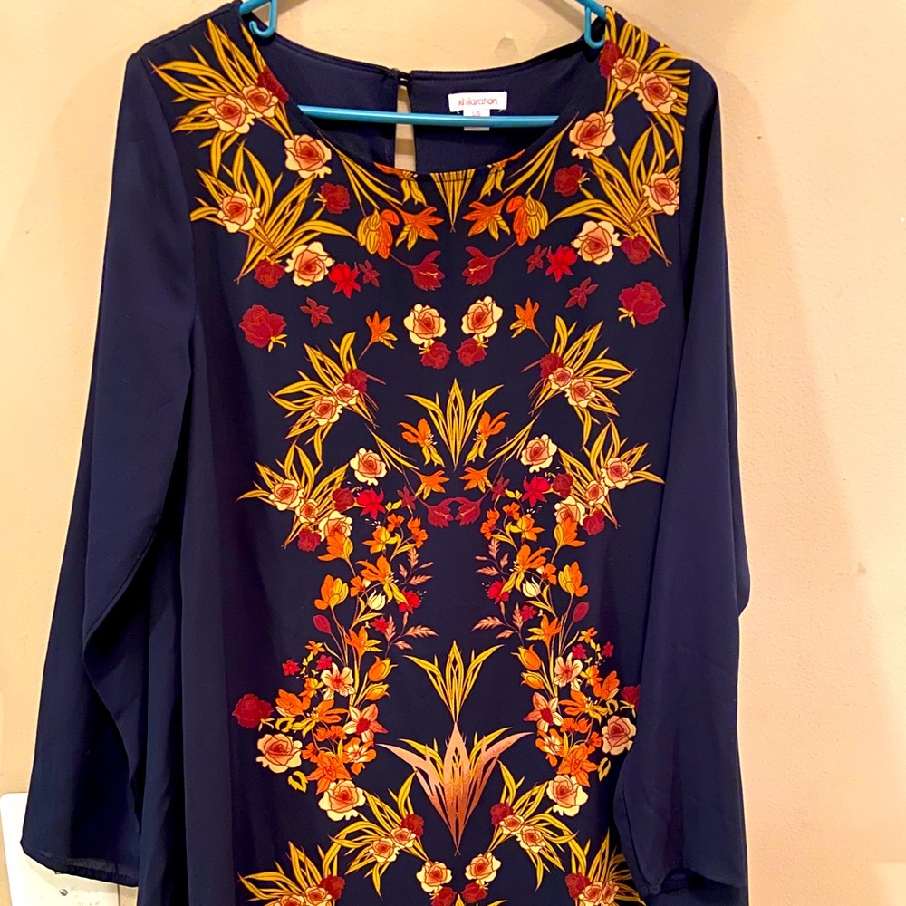 Knee length dress size large